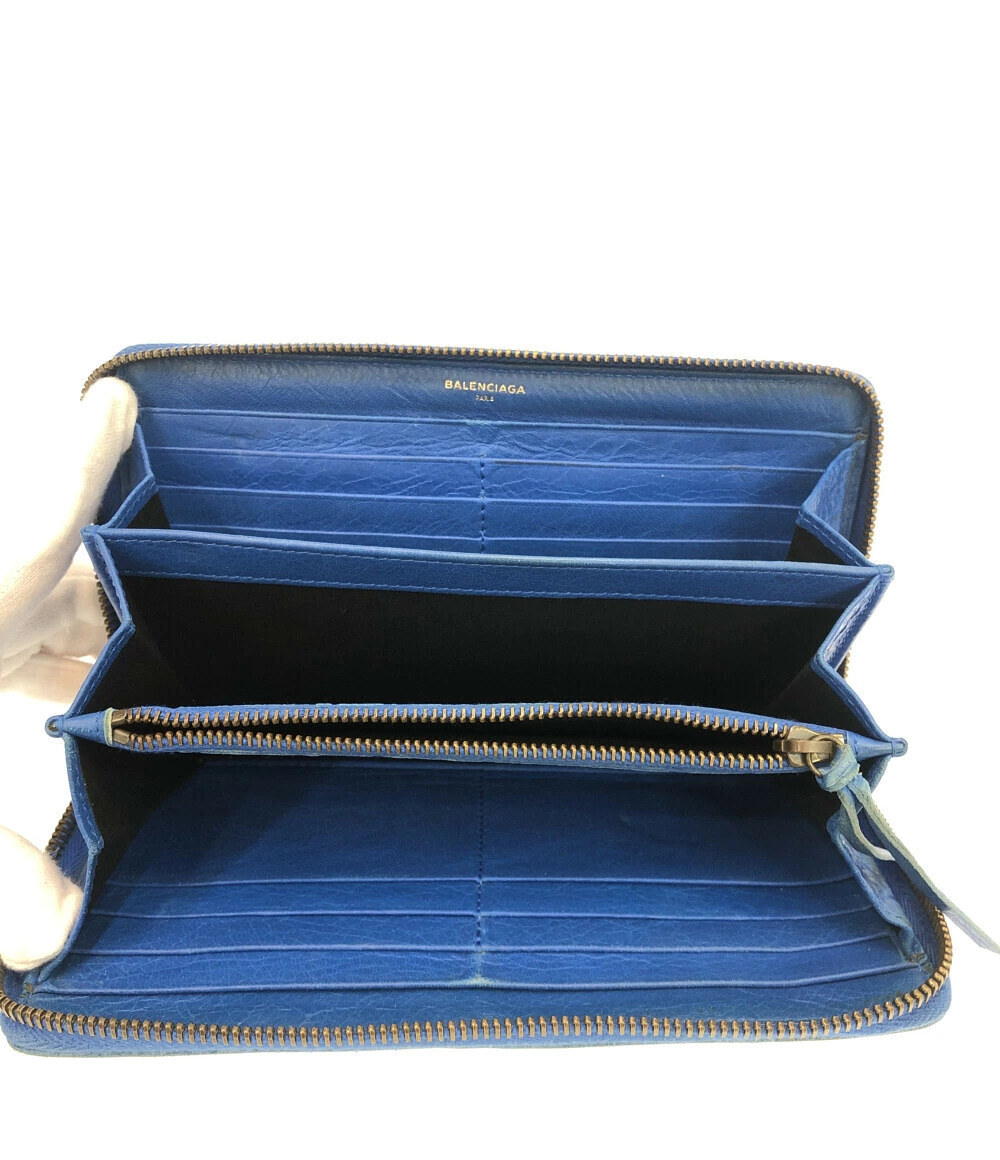 Balenciaga Continental Long Wallet Round Zip Black